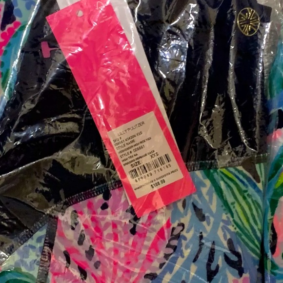 NWT LILLY PULITZER FINN TOP AND LEGGINGS SET BRINGING MERMAID BACK - Picture 11 of 12